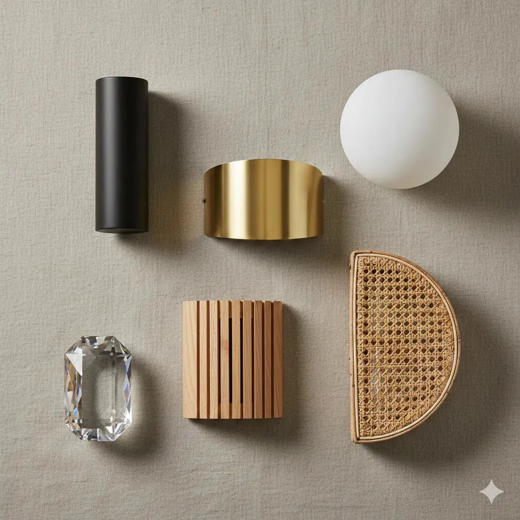 Applique murale : guide des finitions & matières (durabilité, entretien)