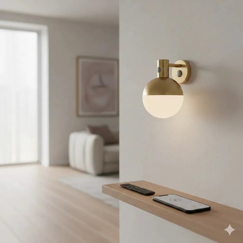 Applique murale intelligente : Détecteur, variateur & sans-fil expliqués Image