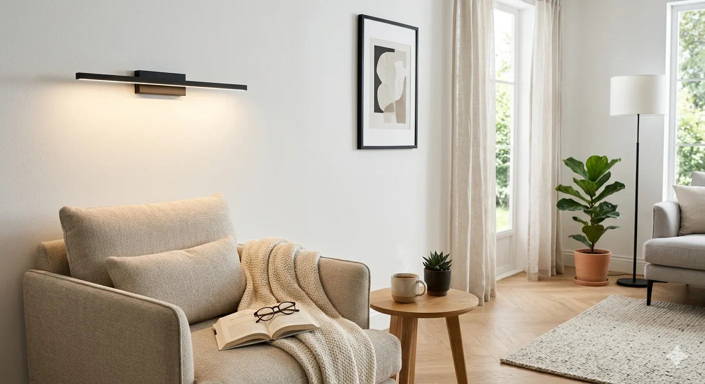 Poser une applique murale sans fil : 3 solutions déco pour un éclairage sans travaux Image