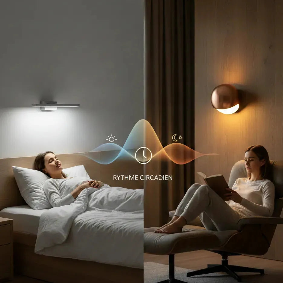 Appliques murales et cycle circadien : programmez votre lumière pour retrouver un sommeil réparateur