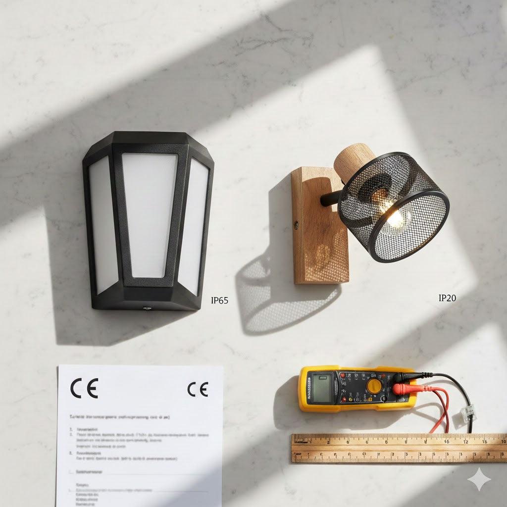 Appliques murales : le guide des normes de sécurité électrique (intérieur & extérieur) Image