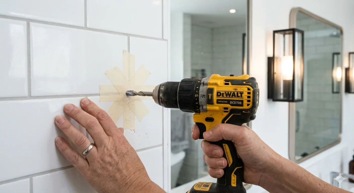 Installer une applique dans une salle de bain : normes, zones et techniques