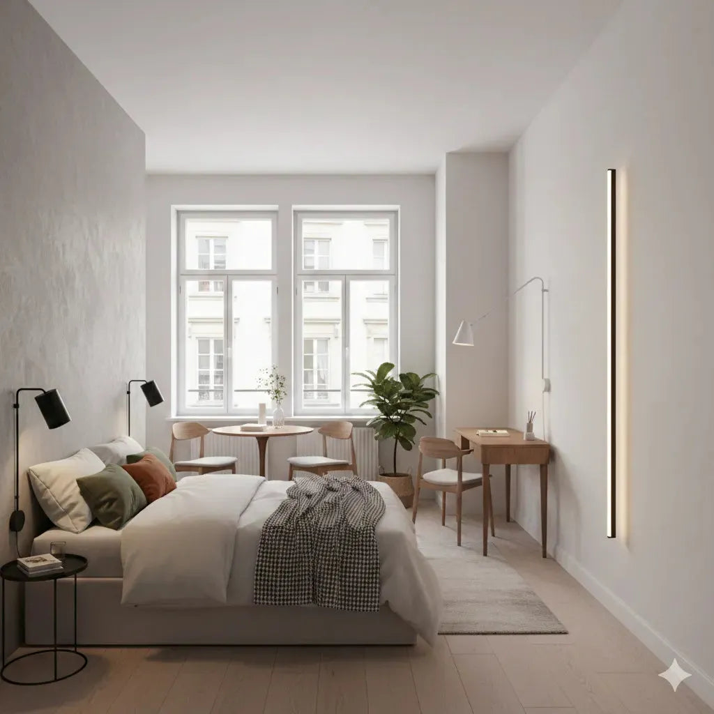 Petit espace, grande lumière : 7 solutions d'appliques murales pour agrandir visuellement Image