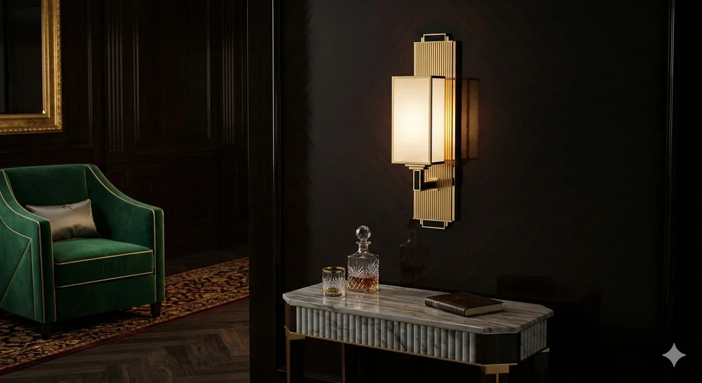 Appliques murales art déco