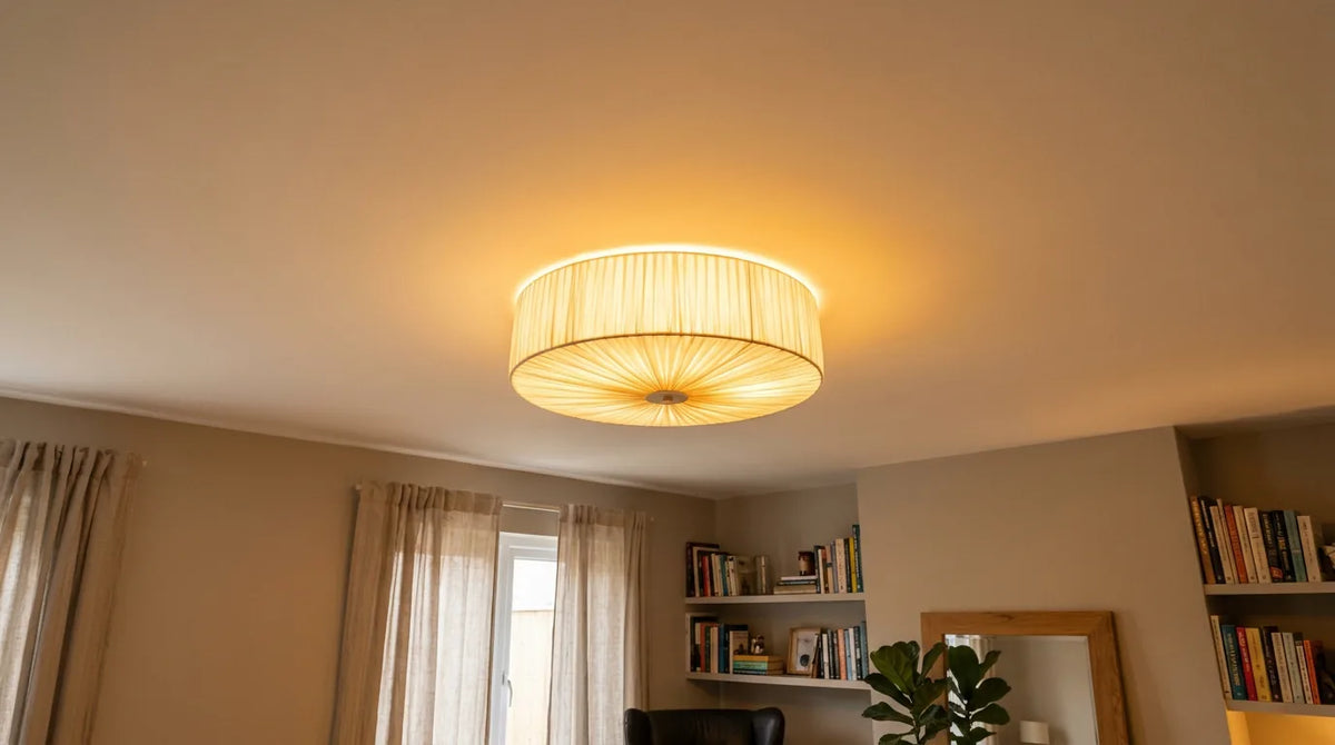 Plafonniers à lumière chaude
