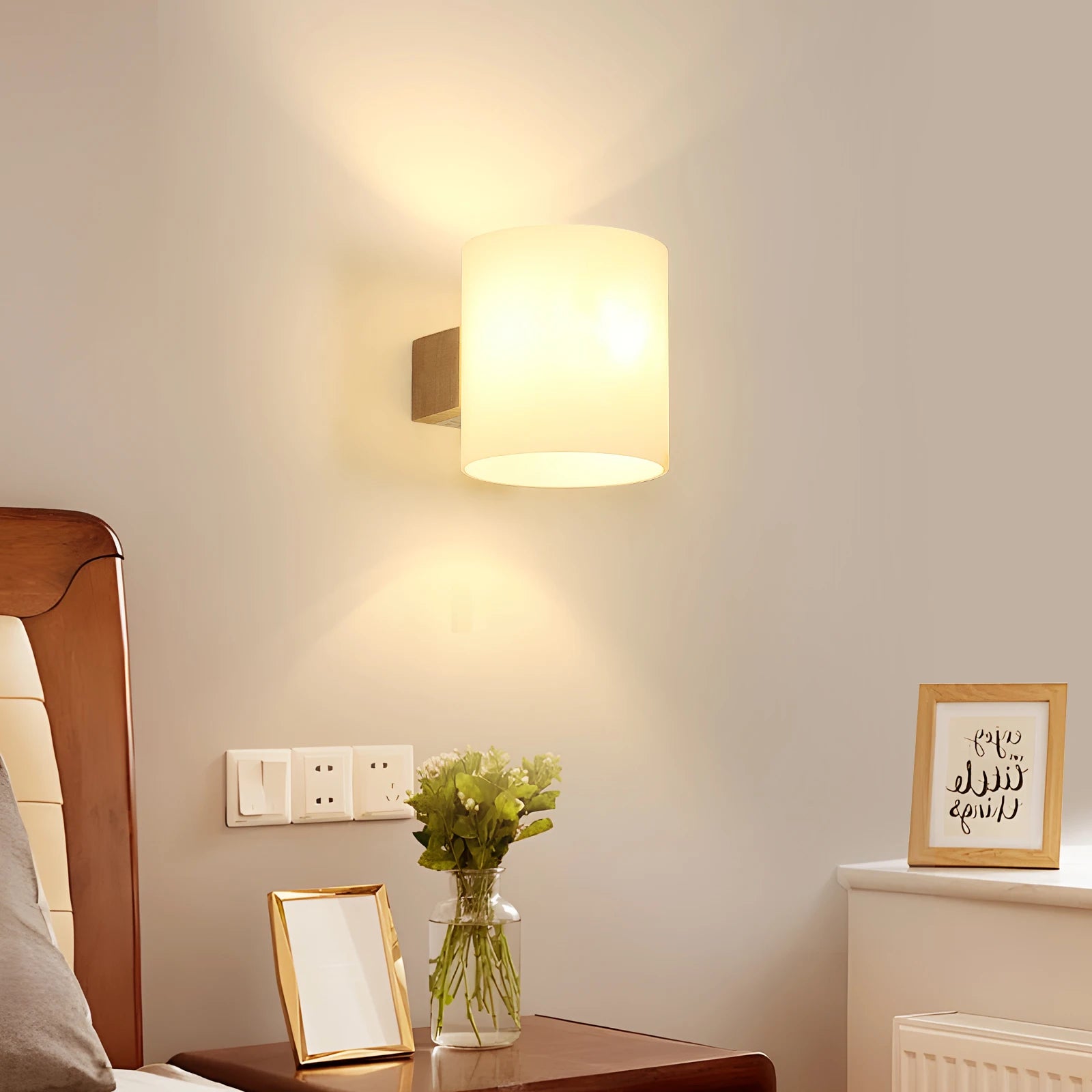 Applique murale intérieure bois LED 4W