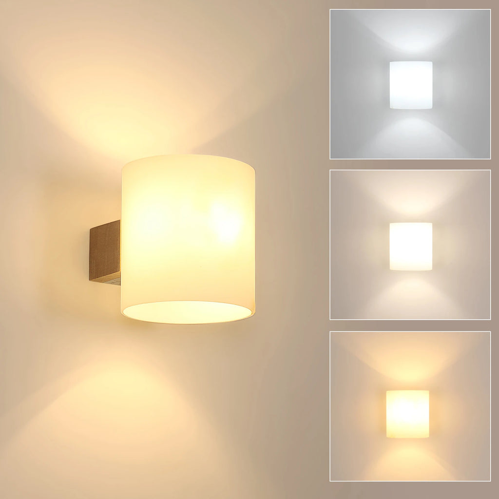 Applique murale intérieure bois LED 4W