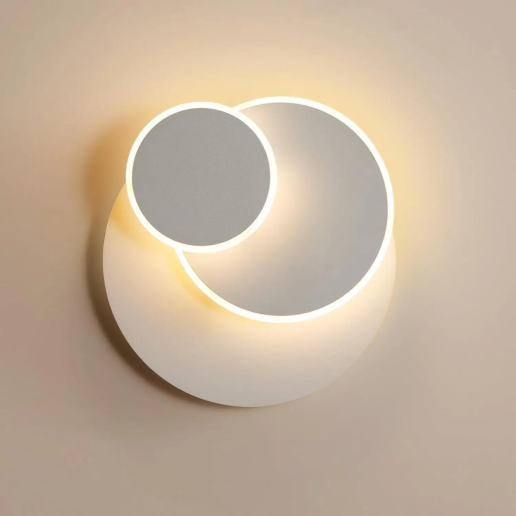 Applique Murale 3 Cercles Rotatifs – LED 15W Moderne