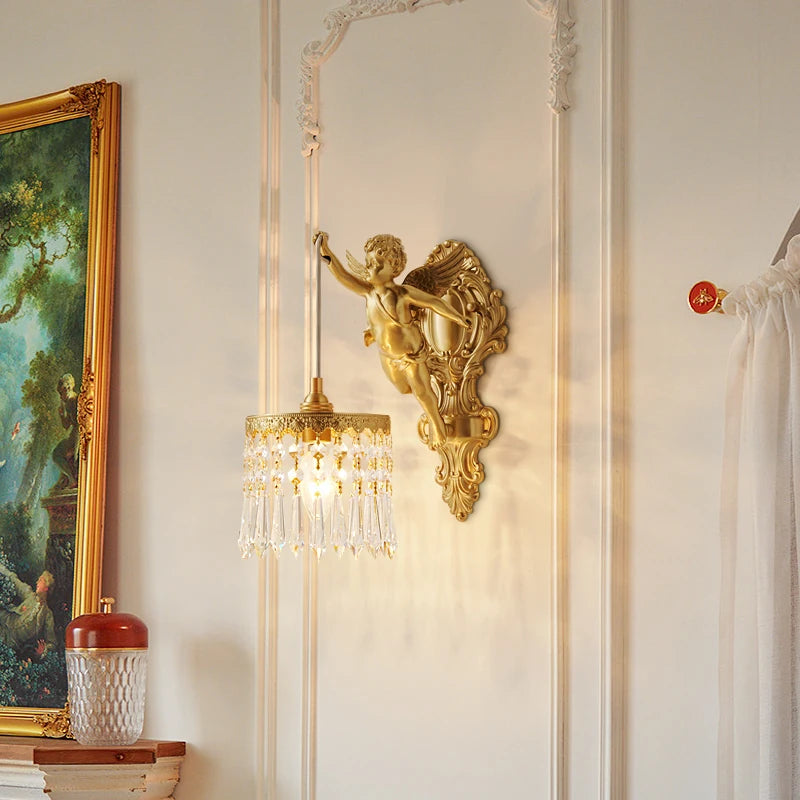 Applique Murale Ange Laiton – Cristal Palais