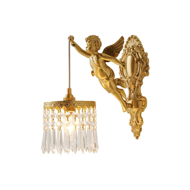Applique Murale Ange Laiton – Cristal Palais