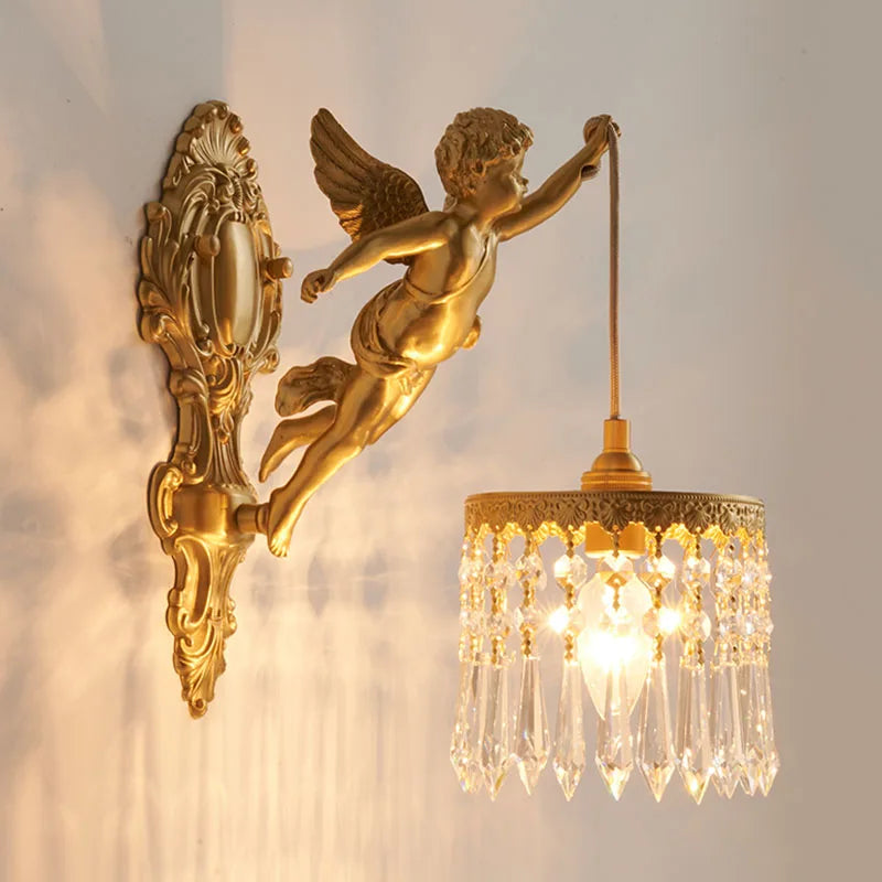 Applique Murale Ange Laiton – Cristal Palais