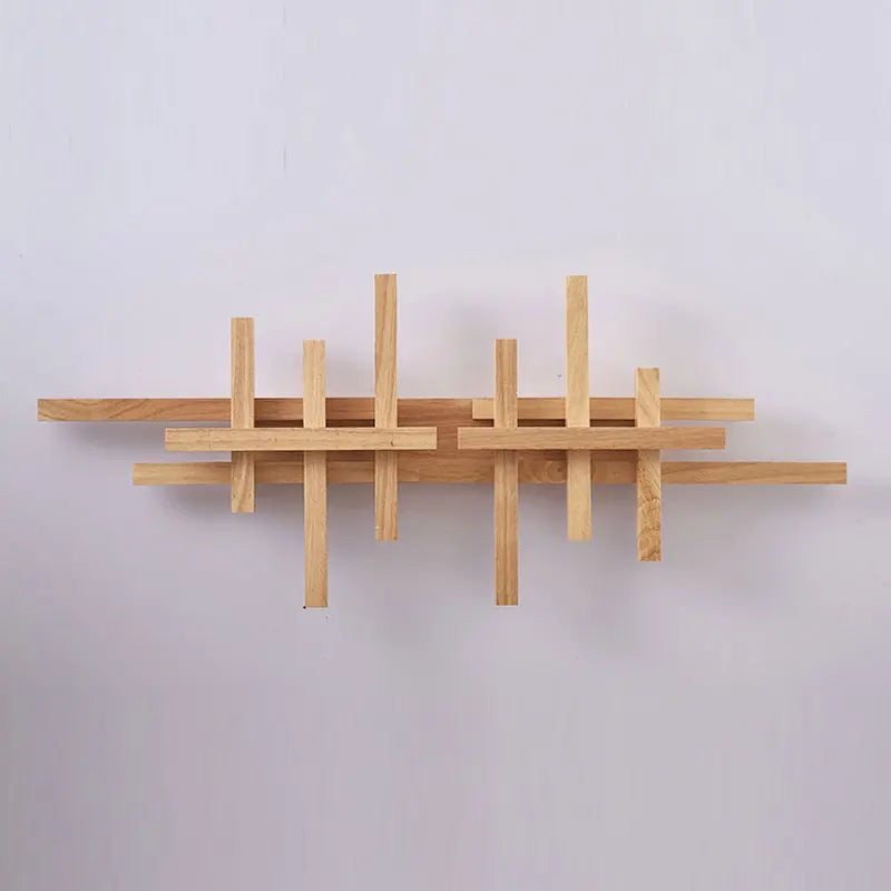 Applique Murale Bois Design – LED Art Décorative