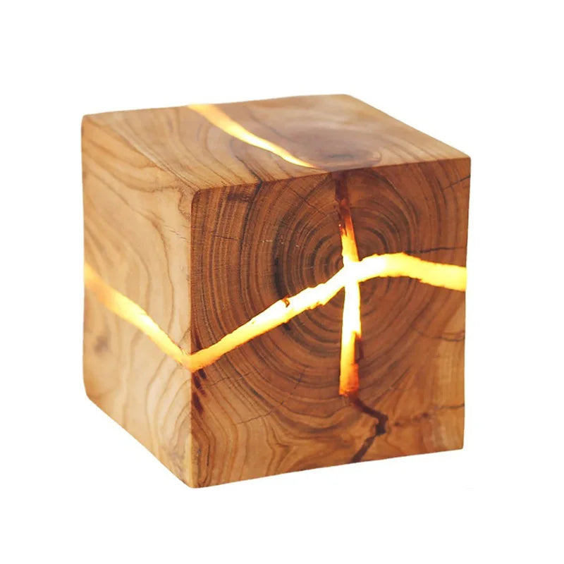 Applique Murale Bois Massif – Carrée Scandinave