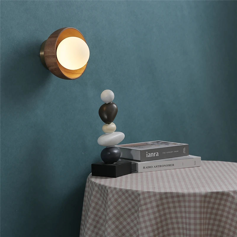 Applique Murale Bois Noyer – Nordique G9