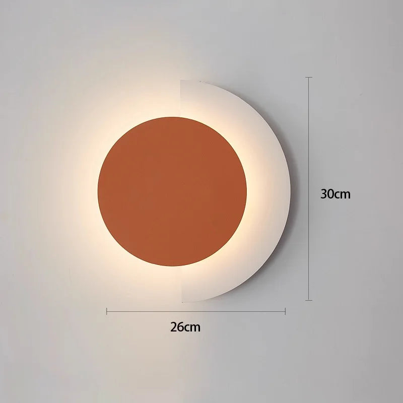 Applique Murale Cercle LED – Nordique Minimaliste