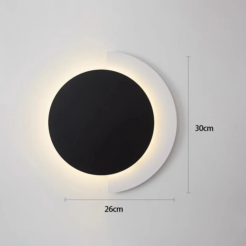 Applique Murale Cercle LED – Nordique Minimaliste