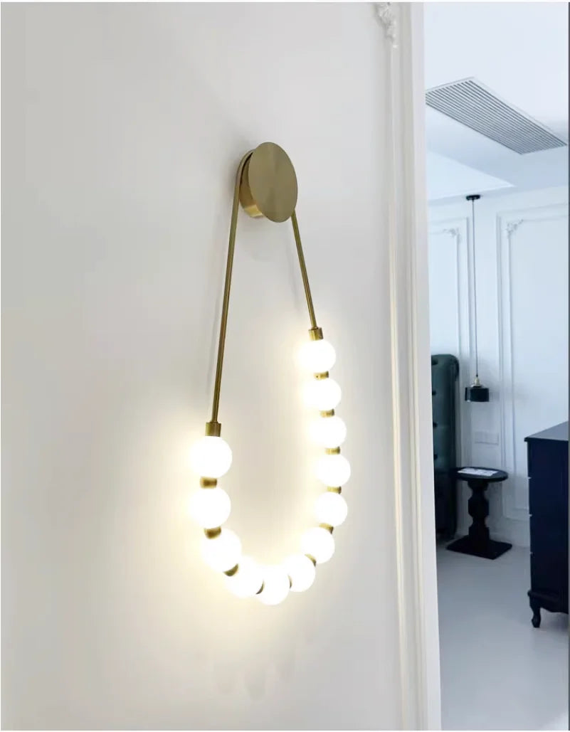 Applique Murale Collier LED – Déco Moderne Chevet