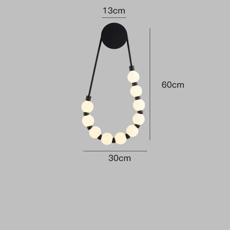 Applique Murale Collier LED – Déco Moderne Chevet