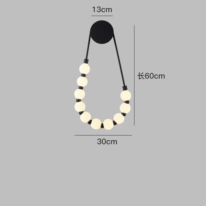 Applique Murale Collier LED – Déco Moderne Chevet