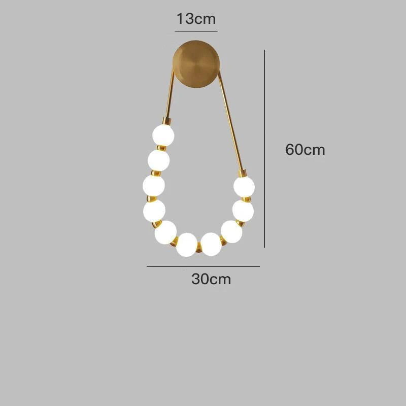 Applique Murale Collier LED – Déco Moderne Chevet