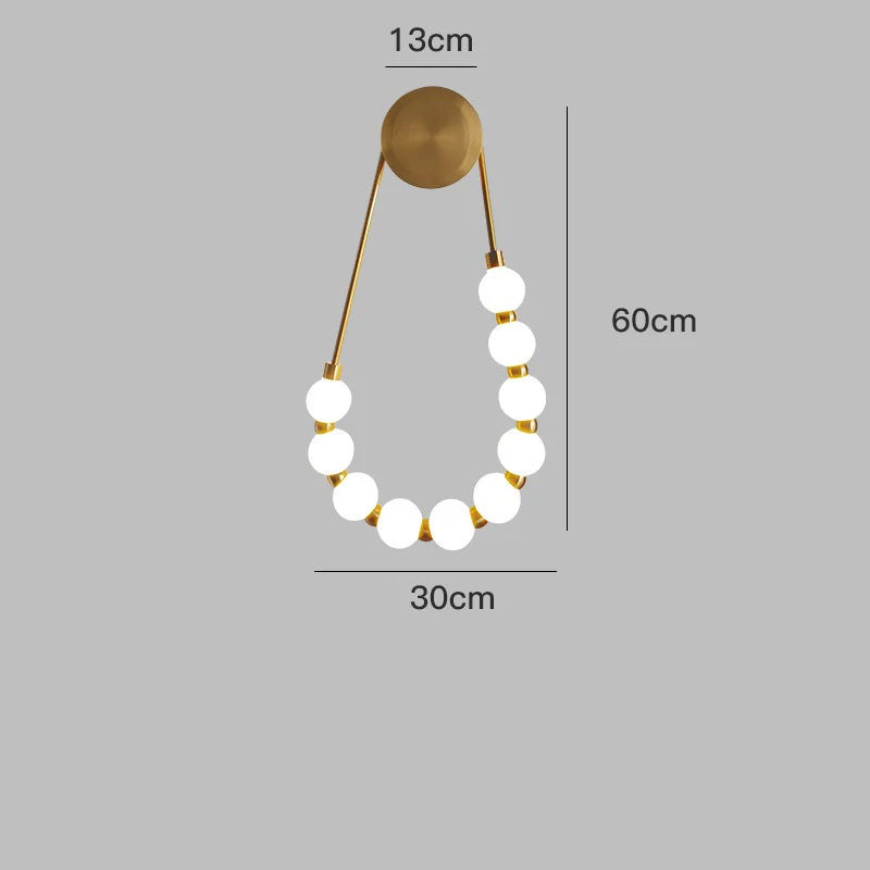 Applique Murale Collier LED – Déco Moderne Chevet
