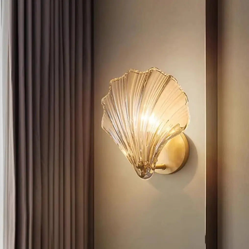 Applique Murale Coquille de Verre – E14 Chevet