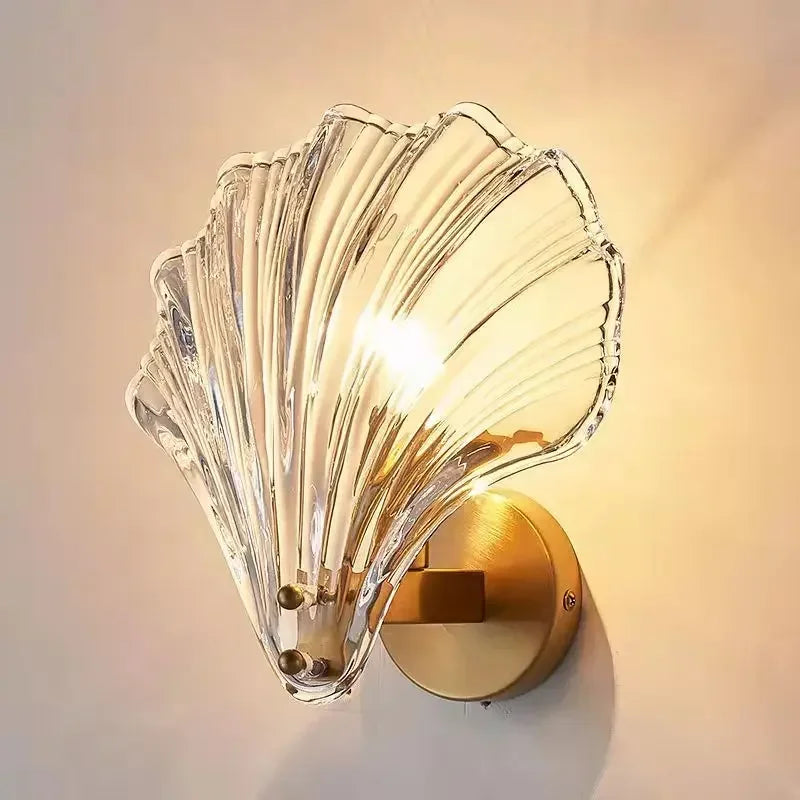 Applique Murale Coquille de Verre – E14 Chevet