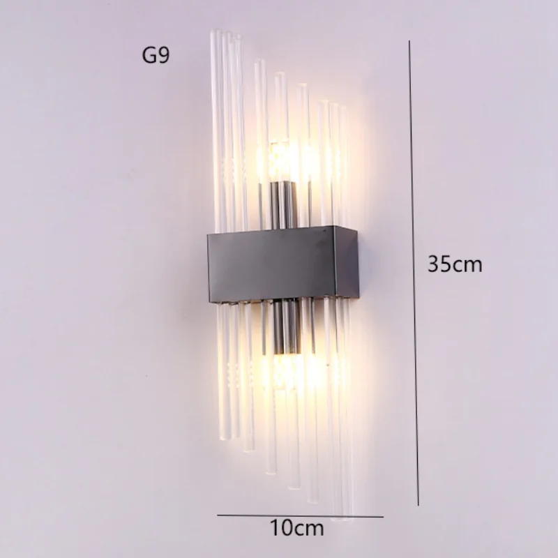 Applique Murale Cristal Art Déco – Barre Verticale