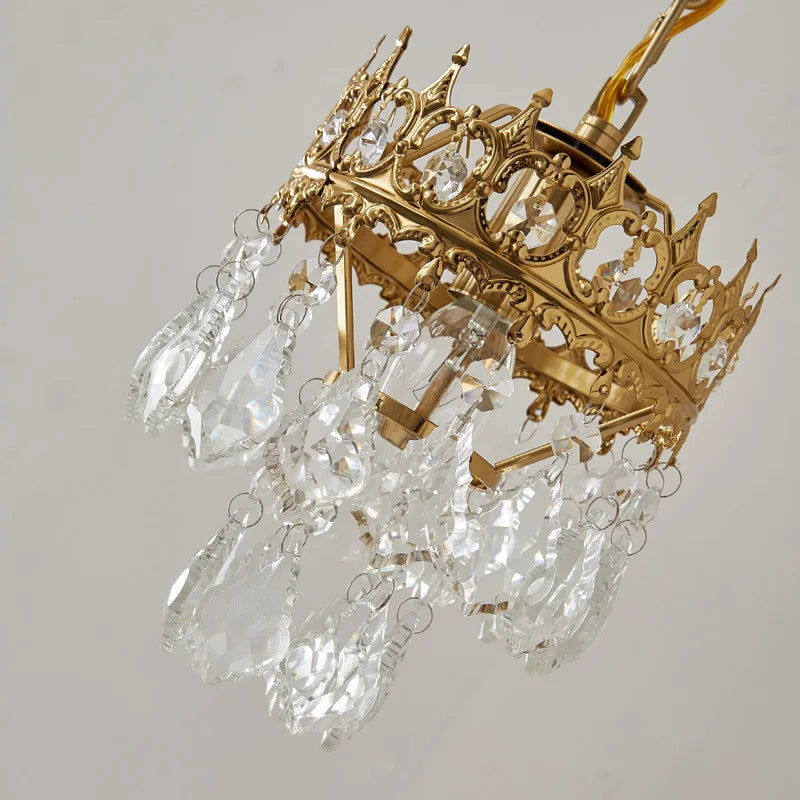 Applique Murale Cristal K9 – Couronne Luxe Rétro