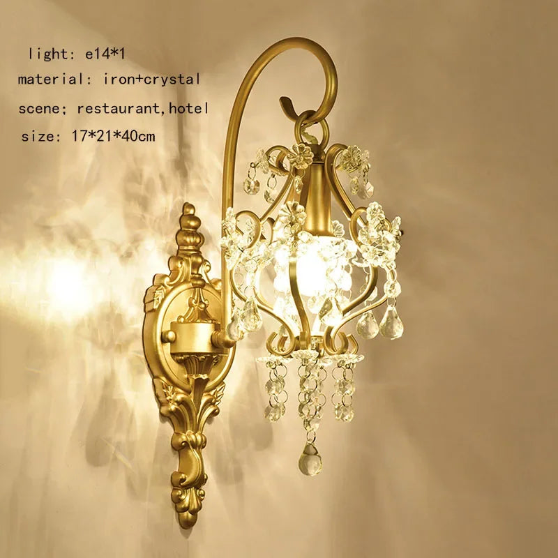 Applique Murale Cristal LED – Luxe Moderne