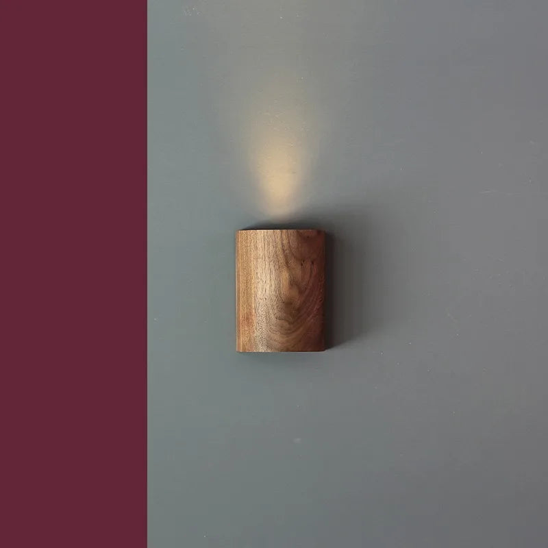 Applique Murale Demi-Cylindre – Wabi-Sabi LED d'Ambiance
