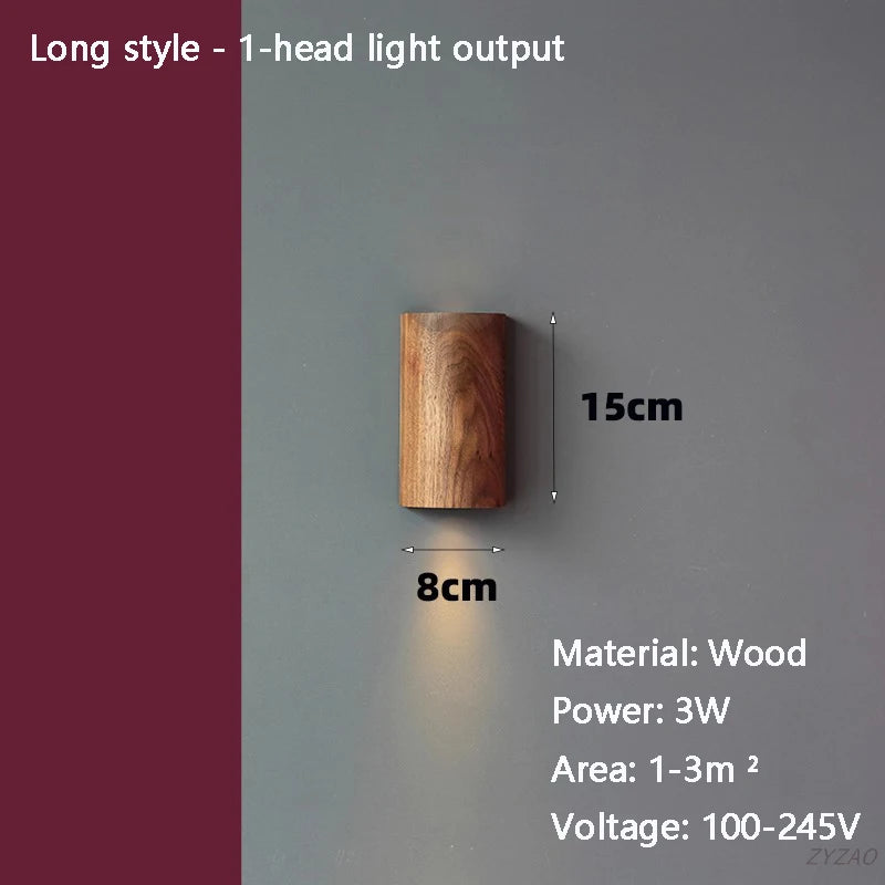 Applique Murale Demi-Cylindre – Wabi-Sabi LED d'Ambiance