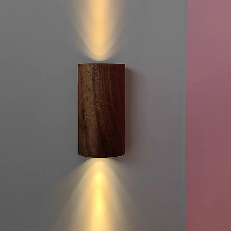 Applique Murale Demi-Cylindre – Wabi-Sabi LED d'Ambiance