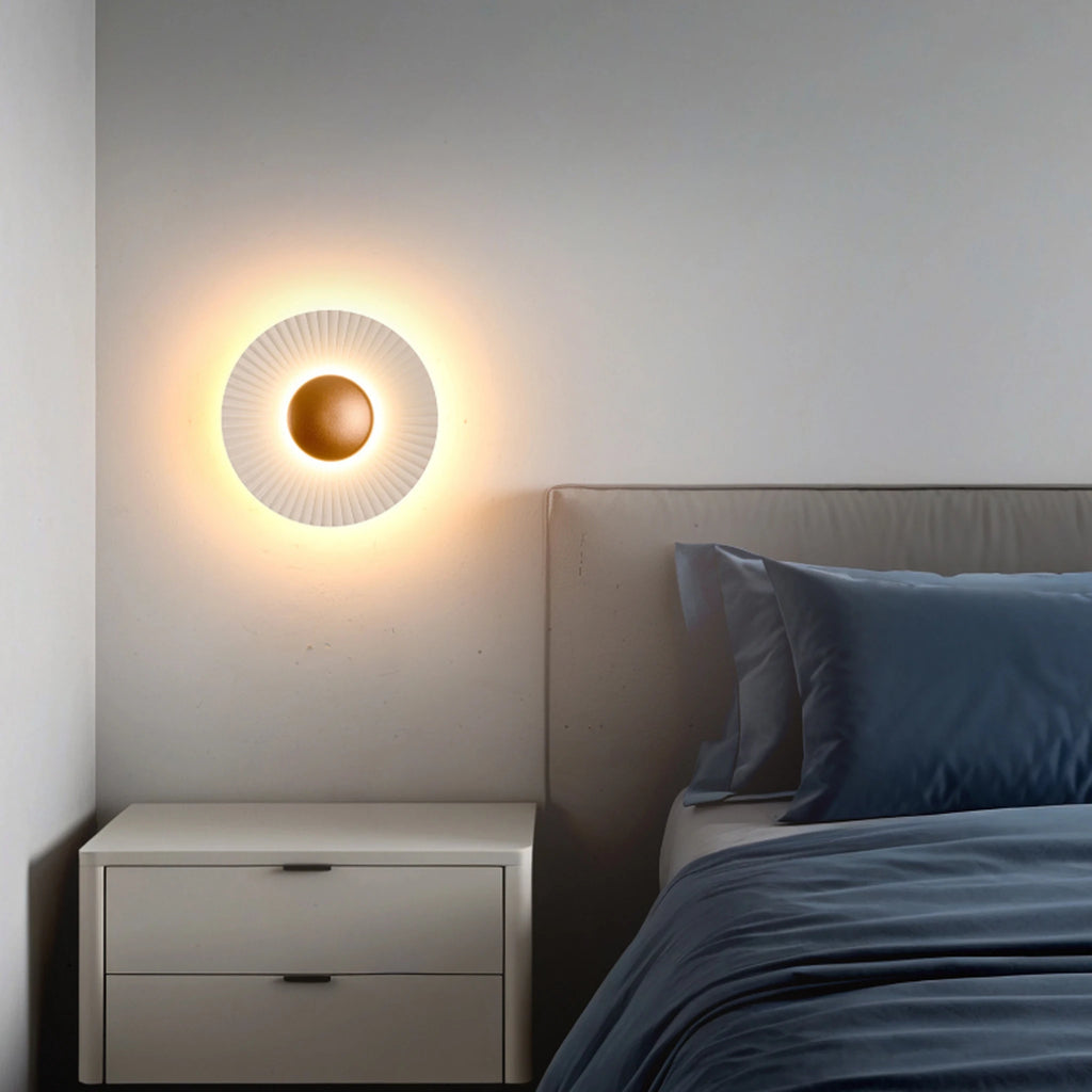 Applique Murale Disque – Aluminium LED Moderne