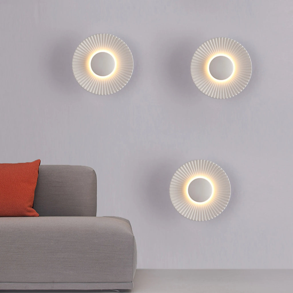 Applique Murale Disque – Aluminium LED Moderne