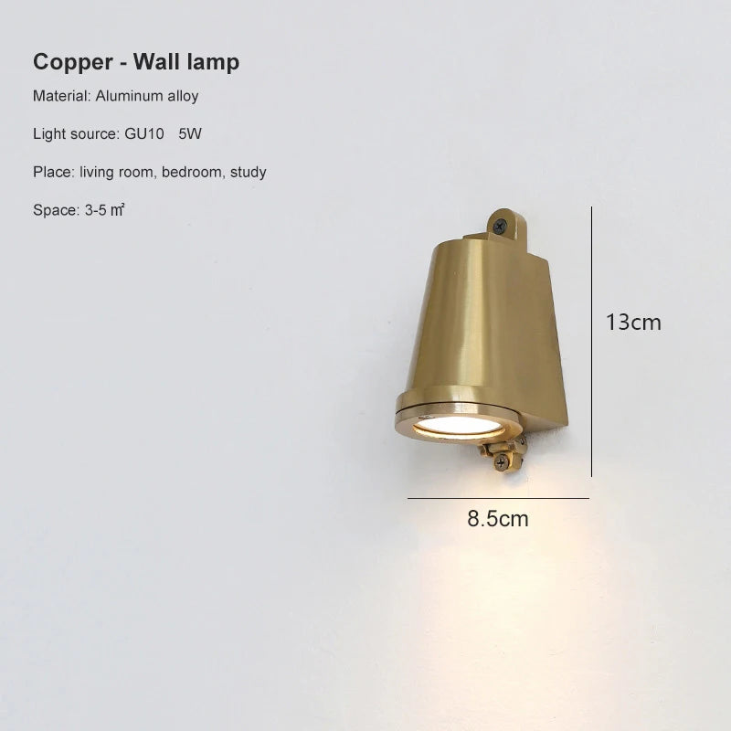 Applique Murale Extérieure Aluminium – Étanche LED