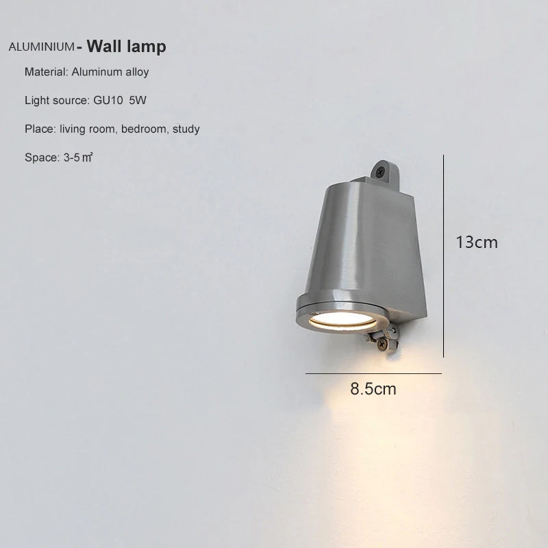 Applique Murale Extérieure Aluminium – Étanche LED