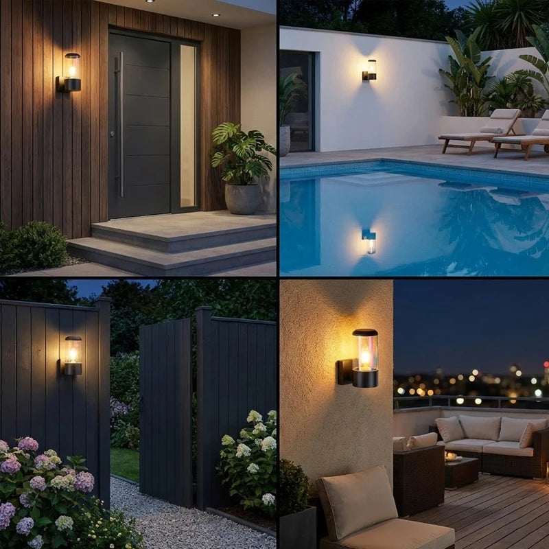 Applique Murale Extérieure LED Cage – Noire IP65 Jardin