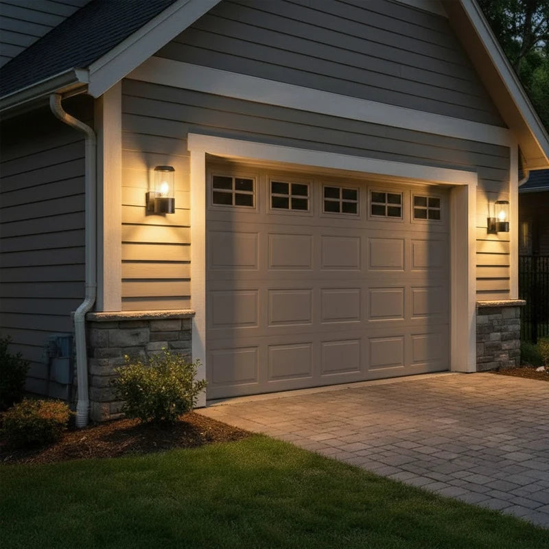 Applique Murale Extérieure LED Cage – Noire IP65 Jardin