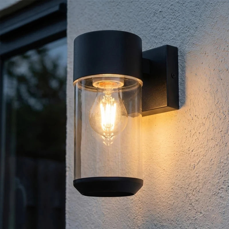 Applique Murale Extérieure LED Cage – Noire IP65 Jardin