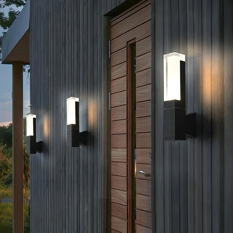 Applique Murale Extérieure LED Détecteur – Noire IP65
