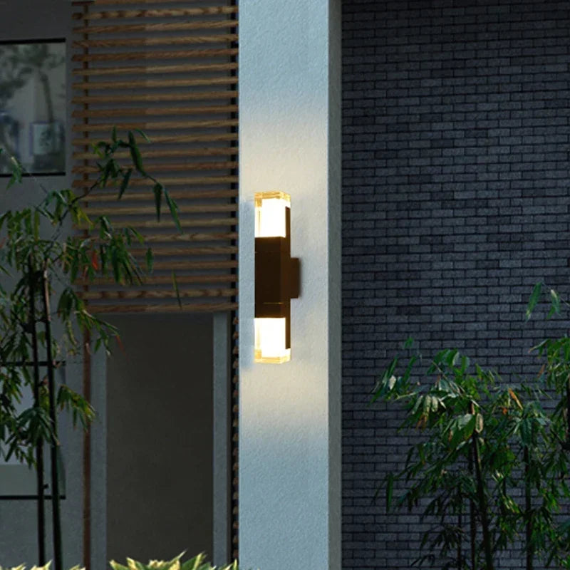 Applique Murale Extérieure LED Détecteur – Noire IP65