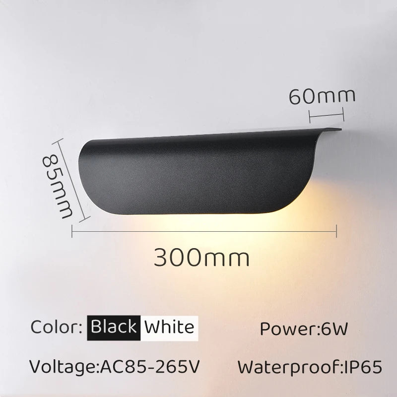 Applique Murale Extérieure LED – Étanche IP65 Moderne