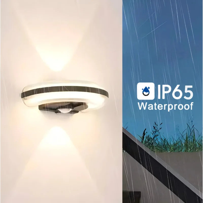 Applique Murale Extérieure LED – Haut-Bas Aluminium IP65