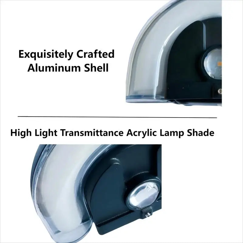 Applique Murale Extérieure LED – Haut-Bas Aluminium IP65