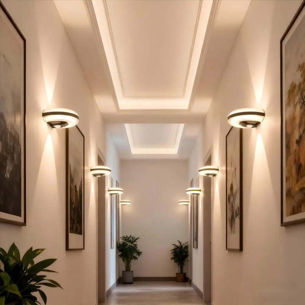 Applique Murale Extérieure LED – Haut-Bas Aluminium IP65