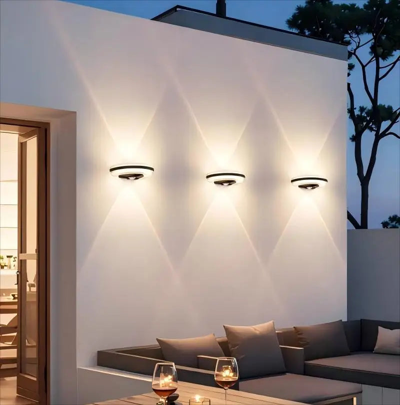 Applique Murale Extérieure LED – Haut-Bas Aluminium IP65