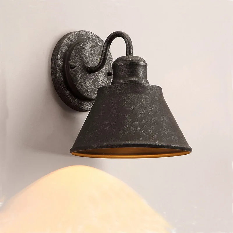 Applique Murale Extérieure Loft – Fer Noir Industrielle