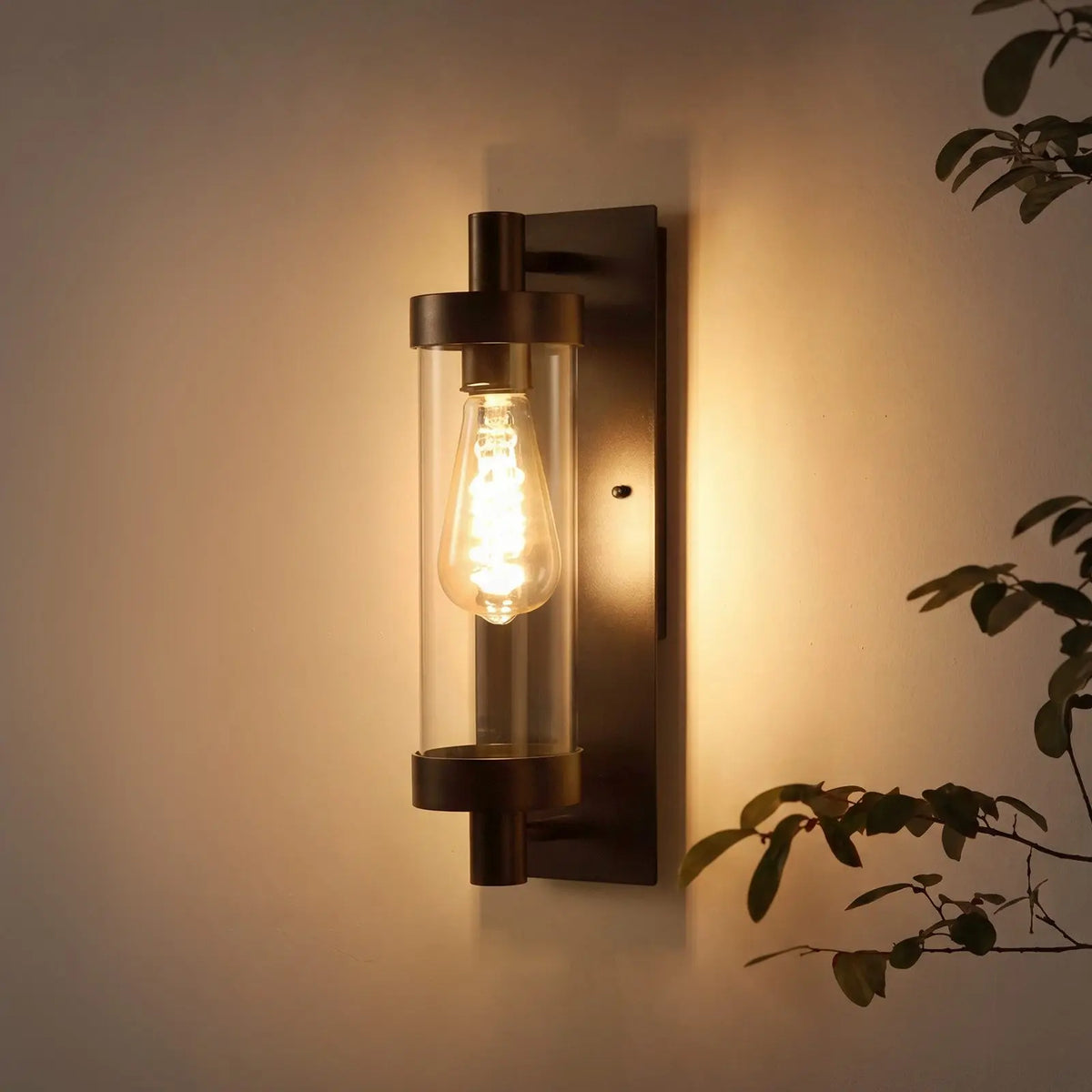 Applique Murale Extérieure Noire E27 – Aluminium IP65