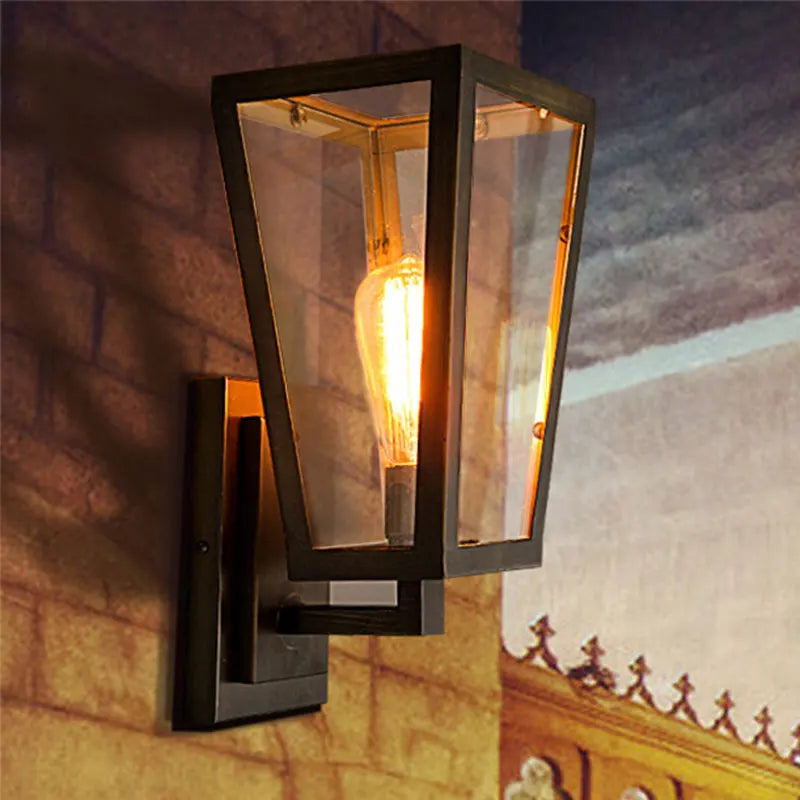 Applique Murale Extérieure Rétro Loft – Métal